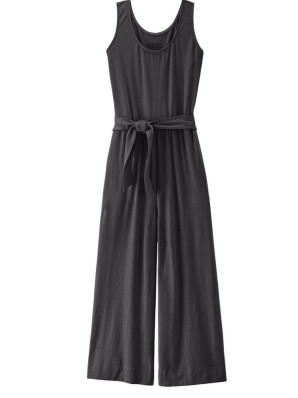 Patagonia Women's Kamala Wide-Leg Jumpsuit with Tie Belt - Charcoal Size XS